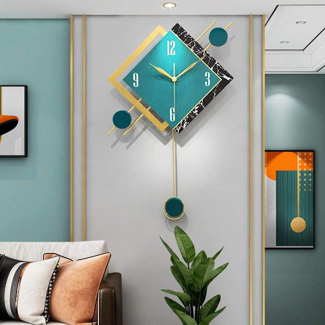 Locaupin Clocks and watches wall clocks living room home clock modern minimalist wall decoration wall watch