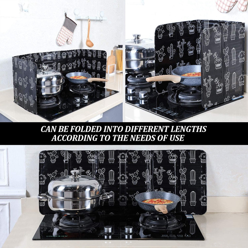 Locaupin Oil Splatter Guard Anti Splatter Guard Oil Splatter Screen Board Aluminum Foil Oil Block Oil Barrier Oil Proof
