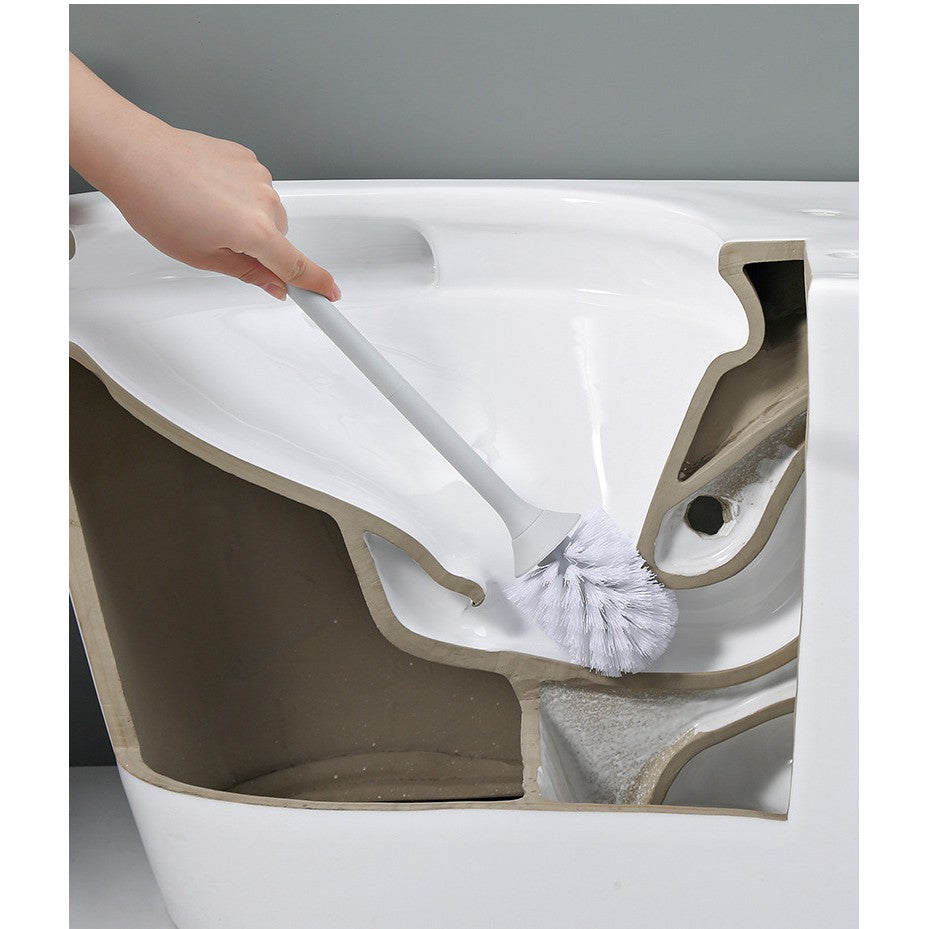 Locaupin Creative Wall Hanging Toilet Brush Holder Long Handle Cleaning Brushs Bathroom Pendants Brush Paint Holder