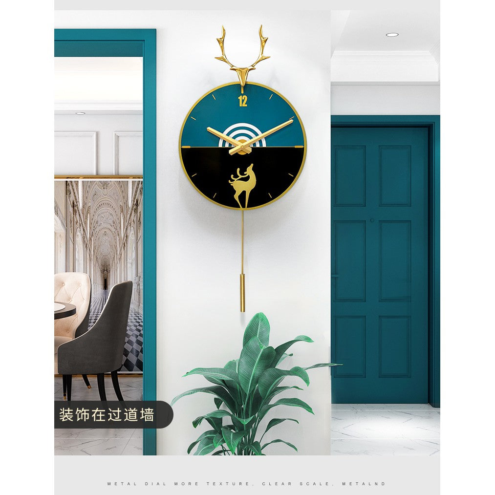 Locaupin Clocks and watches wall clocks living room home clock modern minimalist wall decoration wall watch