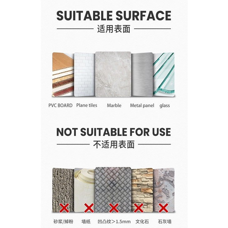 Locaupin Wall Mount Plastic Storage Organizer Holder Basket with Self-Adhesive Suitable Kitchen ,Bathroom,Plastic Hooks