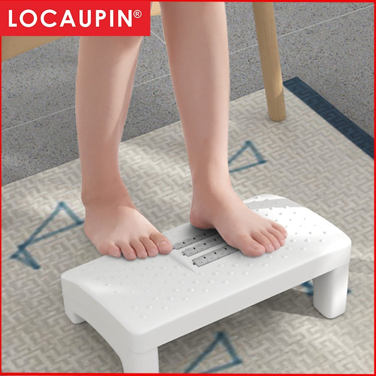 Locaupin Foot Rest for Under Desk,with Massage Surface,Ergonomic Tilted Foot Stool for Desk at Work for Home Office