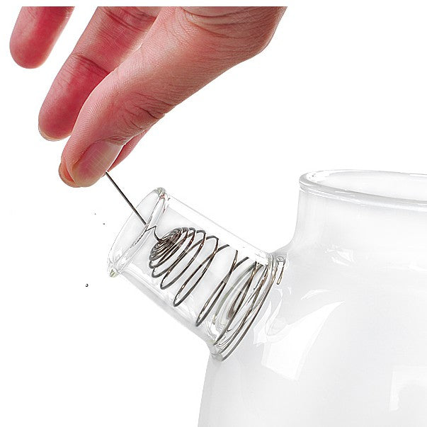 Locaupin 1500mL150ā Heat-resistant Borosilicate Glass Bottle Pitcher ,Glass Cups Hot Cold Water Juice Beverage Carafe