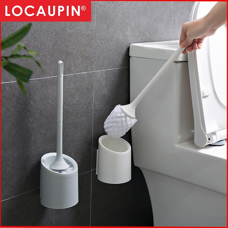 Locaupin Creative Wall Hanging Toilet Brush Holder Long Handle Cleaning Brushs Bathroom Pendants Brush Paint Holder