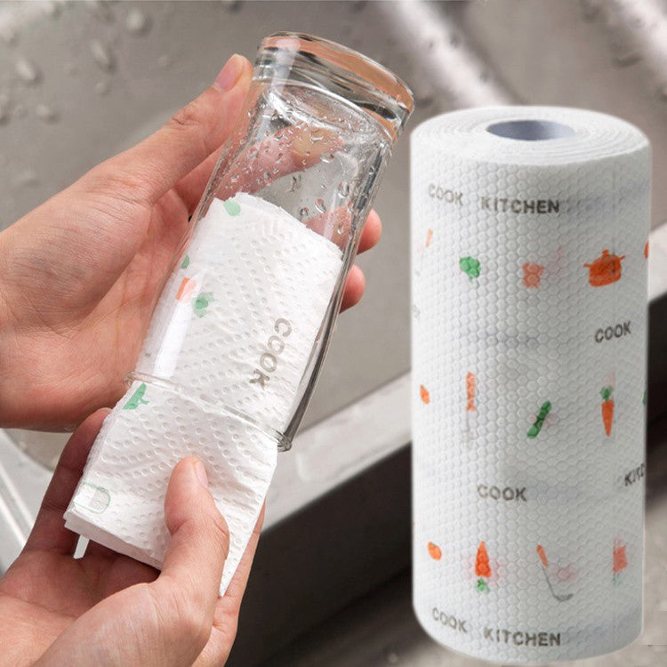 Locaupin 60 Sheets Reusd absorbent & oil absorbent Tissue Paper Towels, Soft & Strong Kitchen Tissue Paper Towels