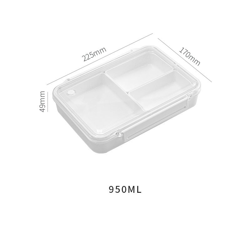 Locaupin BPA FREE Salad Food Container Box with Removable Tray, for Lunch, Snacks, School , Food Prep Storage Containers