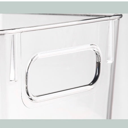 Locaupin Storage Bins office A4 File Stationery Storage Plastic Organizers Cabinet Versatile Kitchen Pantry Organization