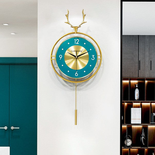 Locaupin Clocks and watches wall clocks living room home clock modern minimalist wall decoration wall watch
