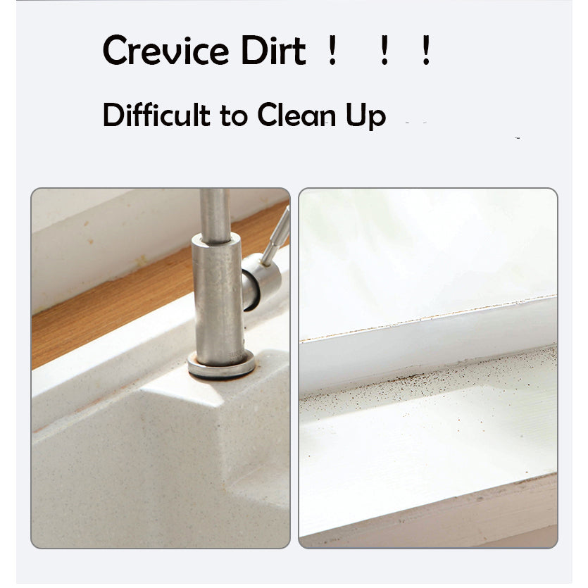 Locaupin Plastic Brush Clean Brush ,Bathroom Scrub Brushes Sink Household Pot Pan Edge Corners Tile Lines Brush