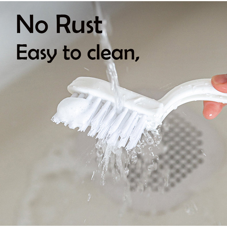 Locaupin Plastic Brush Clean Brush ,Bathroom Scrub Brushes Sink Household Pot Pan Edge Corners Tile Lines Brush