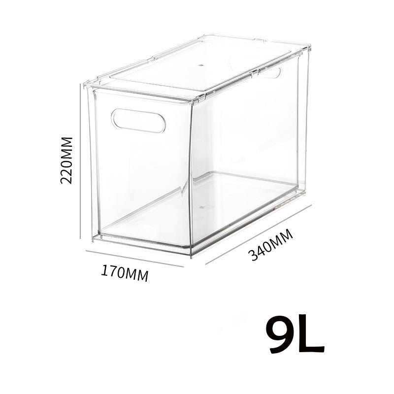 Locaupin Desk Organizer,Stackable Organizer Drawers, Clear Desk Storage Box,Stacking Desktop Organizer for Office &Home