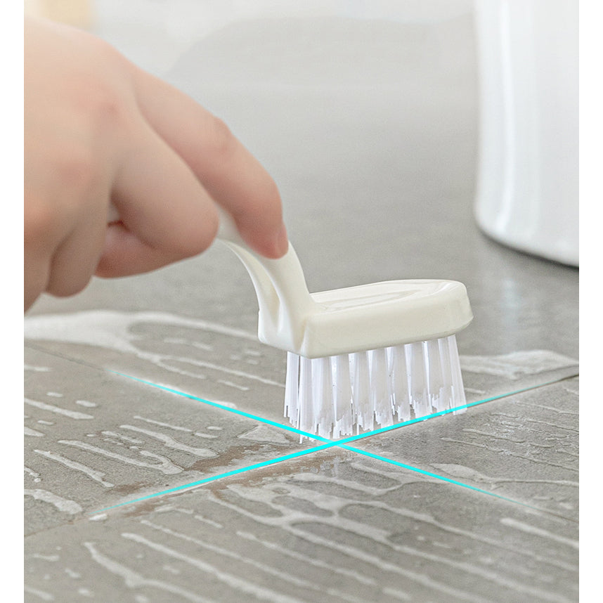 Locaupin Plastic Brush Clean Brush ,Bathroom Scrub Brushes Sink Household Pot Pan Edge Corners Tile Lines Brush