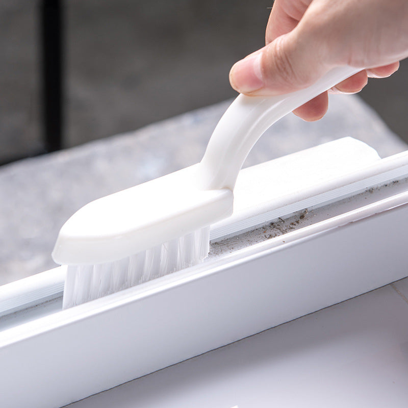 Locaupin Plastic Brush Clean Brush ,Bathroom Scrub Brushes Sink Household Pot Pan Edge Corners Tile Lines Brush