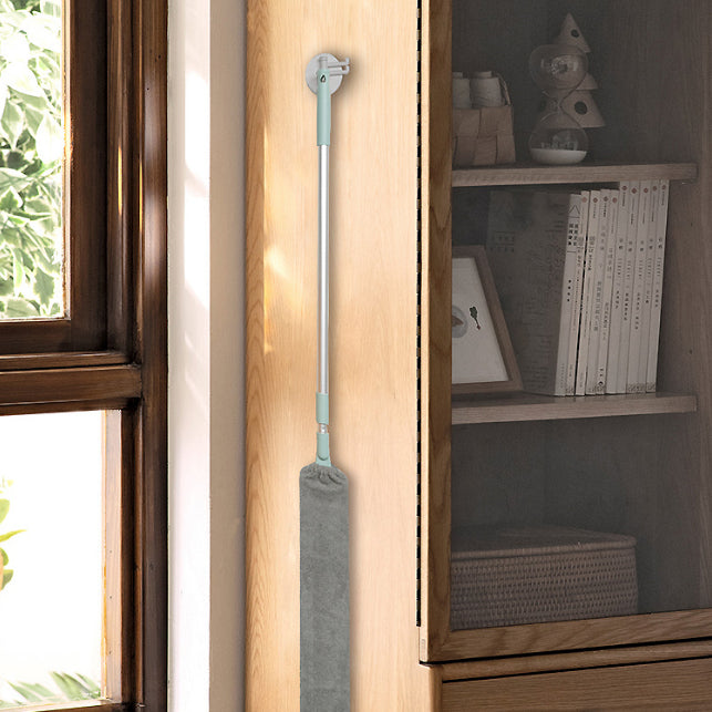 Locaupin Dust Brush Under Appliance Microfiber Duster with Extension Pole Bendable, Washable, Extendable Gap Dusters