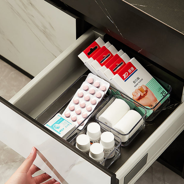 LOCAUPIN Drawer Organizer Storage Box Compartment Organization Tray Holder for Craft,Sewing,Office,Bathroom.Kitchen