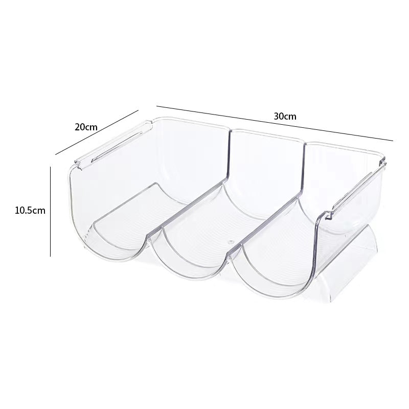 Locaupin Plastic Free-Standing Water Bottle Holder Storage Organizer, Wine Rack for Kitchen Countertops, Table Top, Pant