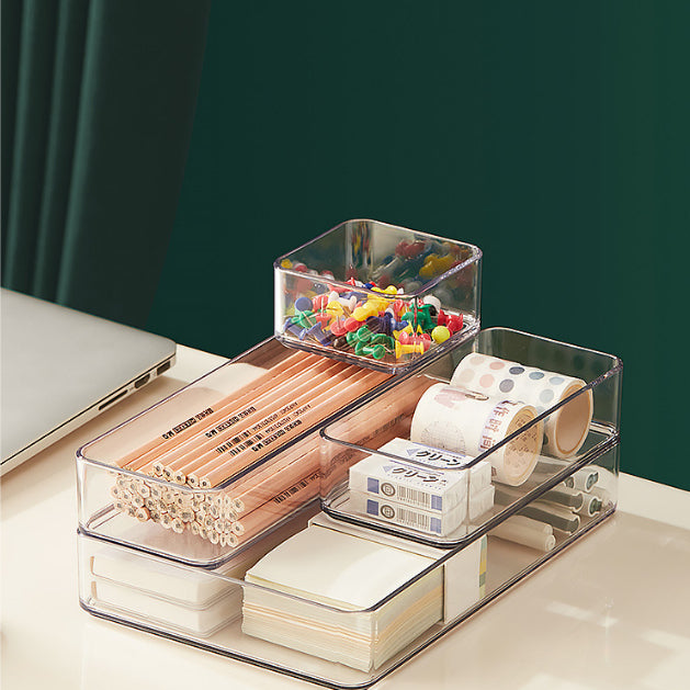 LOCAUPIN Drawer Organizer Storage Box Compartment Organization Tray Holder for Craft,Sewing,Office,Bathroom.Kitchen