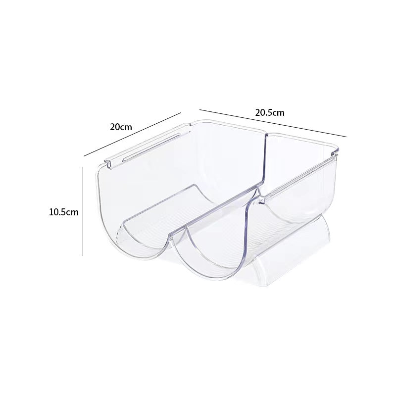 Locaupin Plastic Free-Standing Water Bottle Holder Storage Organizer, Wine Rack for Kitchen Countertops, Table Top, Pant
