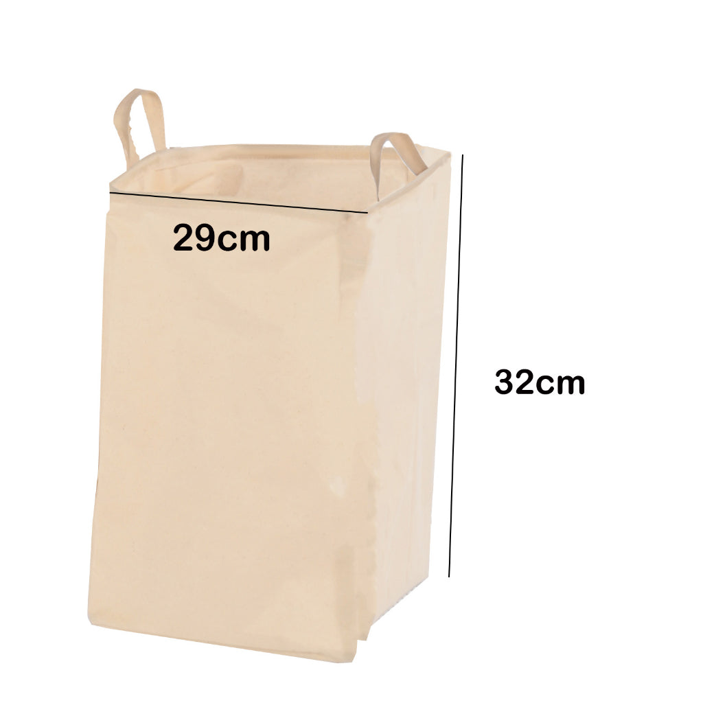 Locaupin Cotton Linen Laundry Storage Basket Laundry Bags