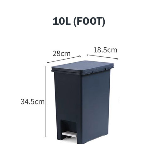 Locaupin 15L/20L Foot-on Sorting Bins Large Garbage Storage Box Plastic Garbage Sorting Paper Basket Trash can