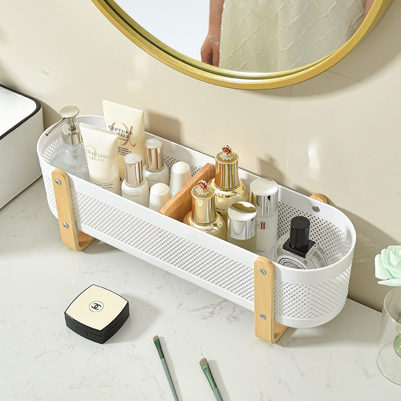 Locaupin Desktop Storage Rack Organizer Stationery Storage Holder Table Sundries Display for Office Dorm,Bathroom