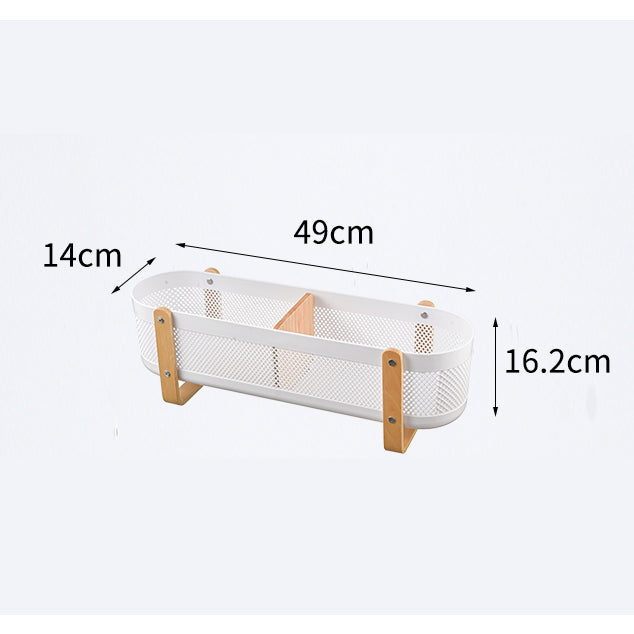 Locaupin Desktop Storage Rack Organizer Stationery Storage Holder Table Sundries Display for Office Dorm,Bathroom