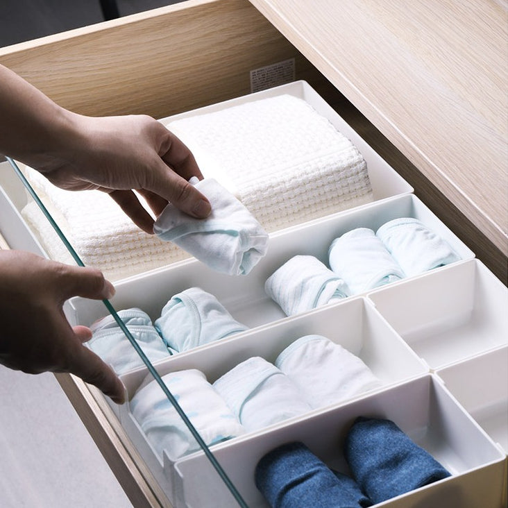LOCAUPIN Drawer Organizer Storage Box Compartment Organization Tray Holder for Craft,Sewing,Office,Bathroom.Kitchen