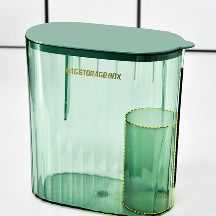 Locaupin Plastic Bag Holder, Trash Bag Dispenser Roll Holder, Grocery Bags Storage, Cabinet Door Under Sink Bag Saver