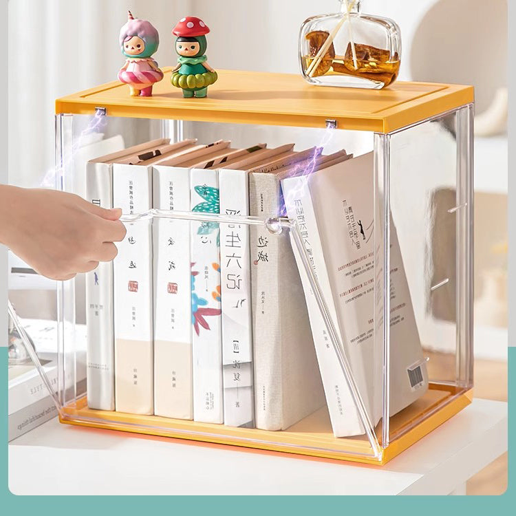 Locaupin Clear Plastic Storage Books Display Case, Organizer for Handbag, Model ,Wallet, Toys Organization and Display