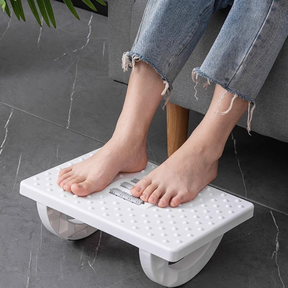 Locaupin Foot Rest for Under Desk,with Massage Surface,Ergonomic Tilted Foot Stool for Desk at Work for Home Office
