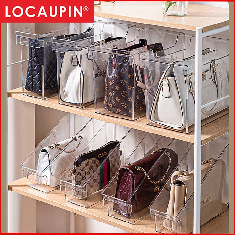 Locaupin Wardrobe Handbag Organizers Purse Organizer Storage Plastic Organizers Snack Storage
