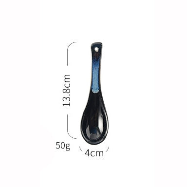 Locaupin Soup Spoons, Ceramic Chinese Soup Spoons, Asian Soup Spoons, White Japanese Spoon