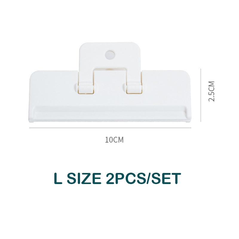 Locaupin 2pcs Bag Clips for Food Food Storage Sealing Clips Chip Bag Clips, Plastic Cap Sealer Clip keep Fresh