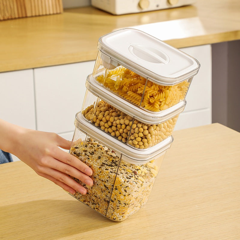 Locaupin Airtight Food Storage Container Clear Pet Kitchen and Pantry Organization Containers Food Dispensers