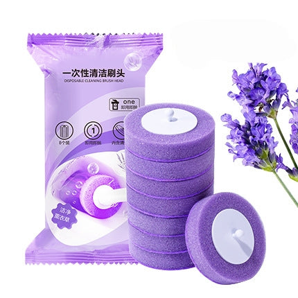 Locaupin Disposable Toilet Brush Kit, Wall Mounted Toilet Bowl Cleaner with Holder, Toilet ,Bathroom Cleaning Supplies