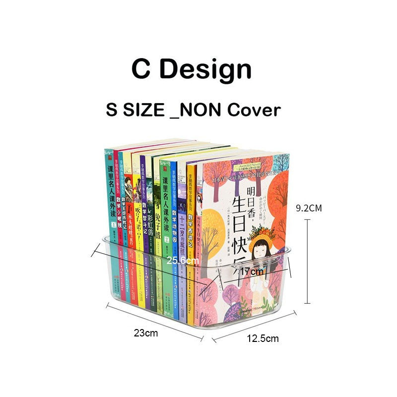 Locaupin Stackable Kitchen Pantry Cabinet, Refrigerator, Freezer Food Handles, Food Container Books Storage Holder