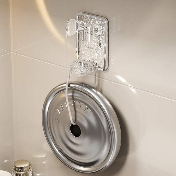 Locaupin 2pcs Wall Mounted Holder, Shaver Holder, Hair Curler Holder, Electric Toothbrushes, for Bathroom Organizer