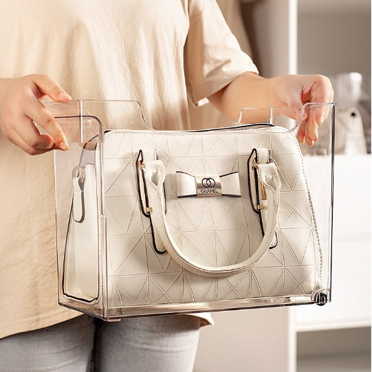Locaupin Wardrobe Handbag Organizers Purse Organizer Storage Plastic Organizers Snack Storage
