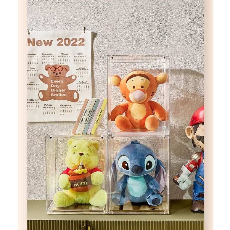 Locaupin Clear Plastic Storage Display Case, Organizer for Handbag, Model ,Wallet, Book, Toys Organization and Display