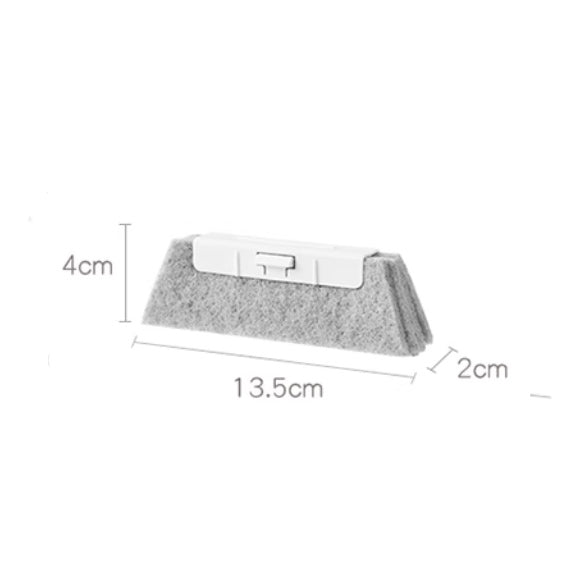 Locaupin Window Cleaning Brush Groove Cleaning Brush 3in1 Window Sliding Door Track Cleaner Tile Lines Shutter Car Vents