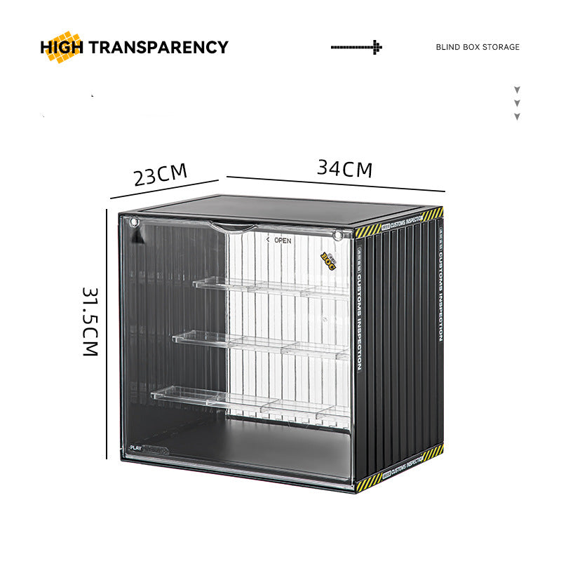 Locaupin Clear Plastic Storage Display Case Organizer for Handbag Model Wallet Book Toys Organization and Display
