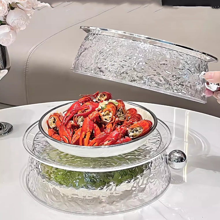 Locaupin Keep Out Flies,Roach Food Cover ,Outside Picnic Food Covers Camping Food Cover, Reusable and overlap