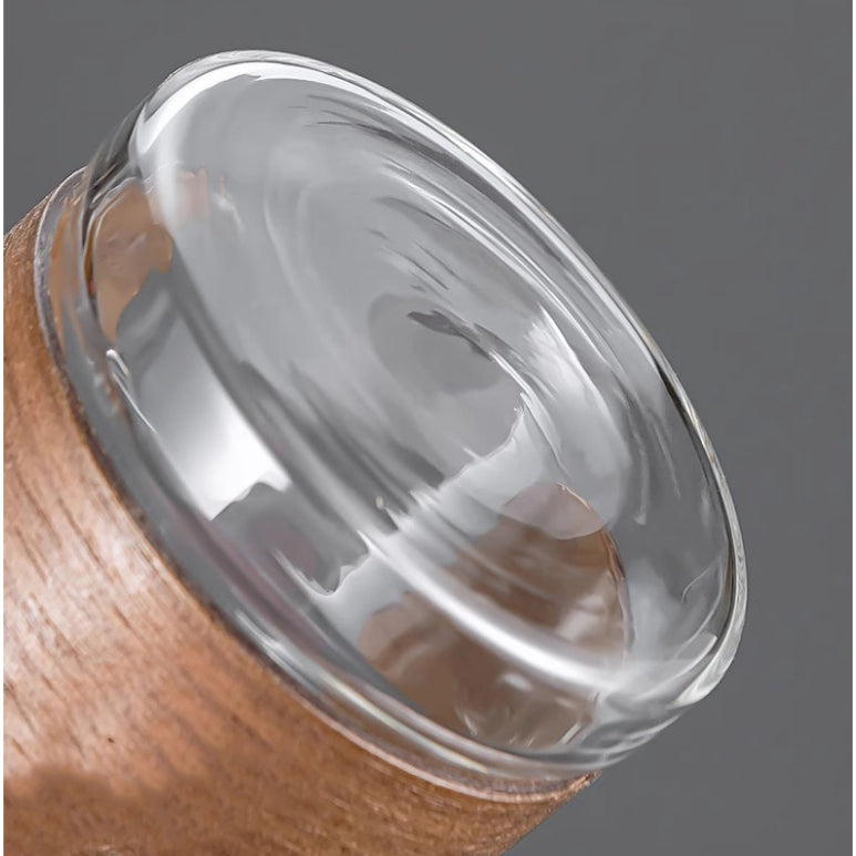 Locaupin -20 to150℃ Borosilicate Glass Mugs Double Wall Glass Tea Cups, Hot Tea, Fancy Tea Cups