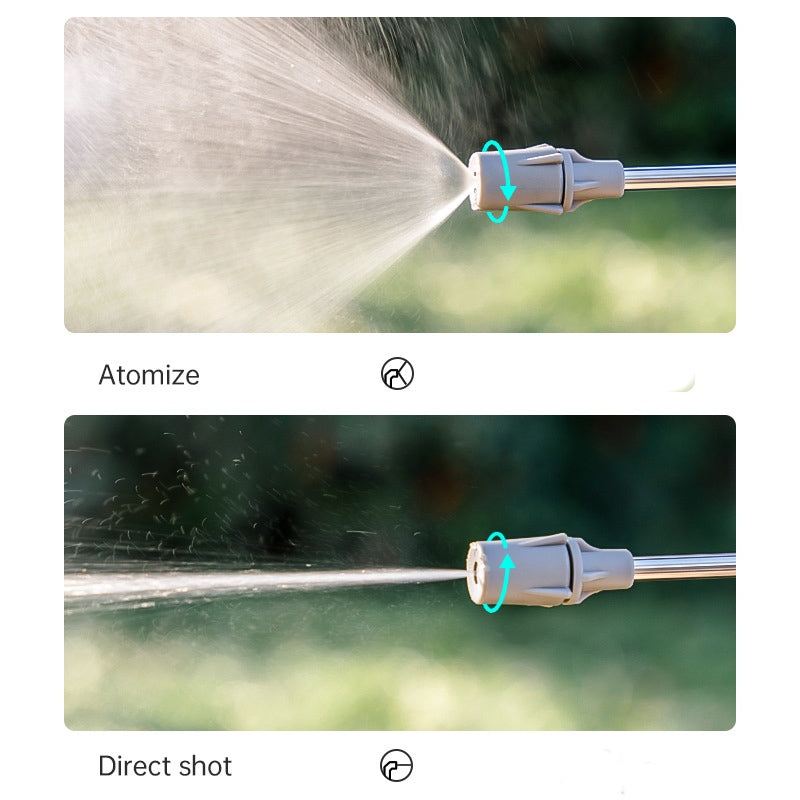 Locaupin 1.8L Hand Pressure Garden Sprayer, Air Pressure Plastic Spray Bottle for Plant Flower, Pump Pressure Sprayer