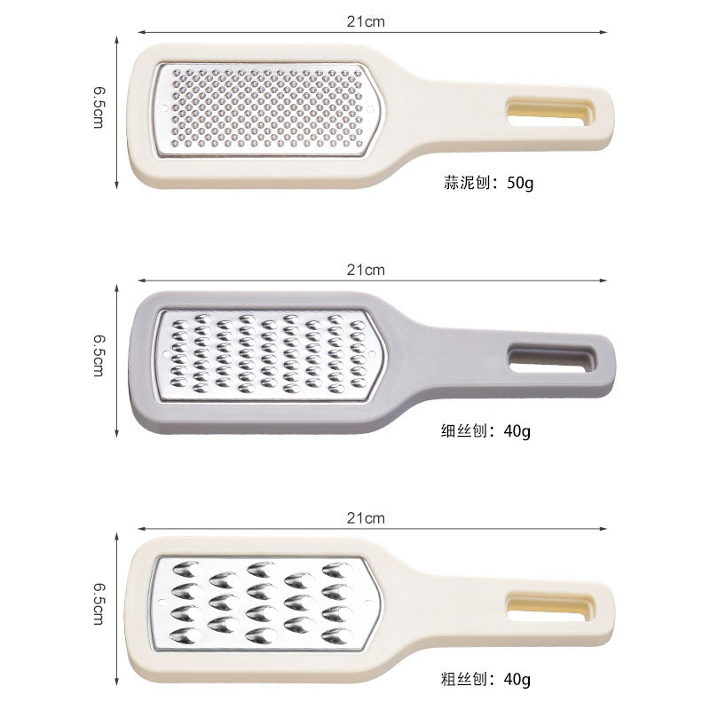 Locaupin 3Pack Cheese Grater With Handle Multi-purpose Kitchen Food Grater Slicer Cheese Grater Vegetables Crater