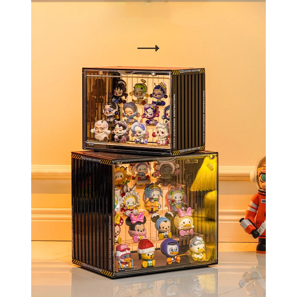 Locaupin Clear Plastic Storage Display Case Organizer for Handbag Model Wallet Book Toys Organization and Display