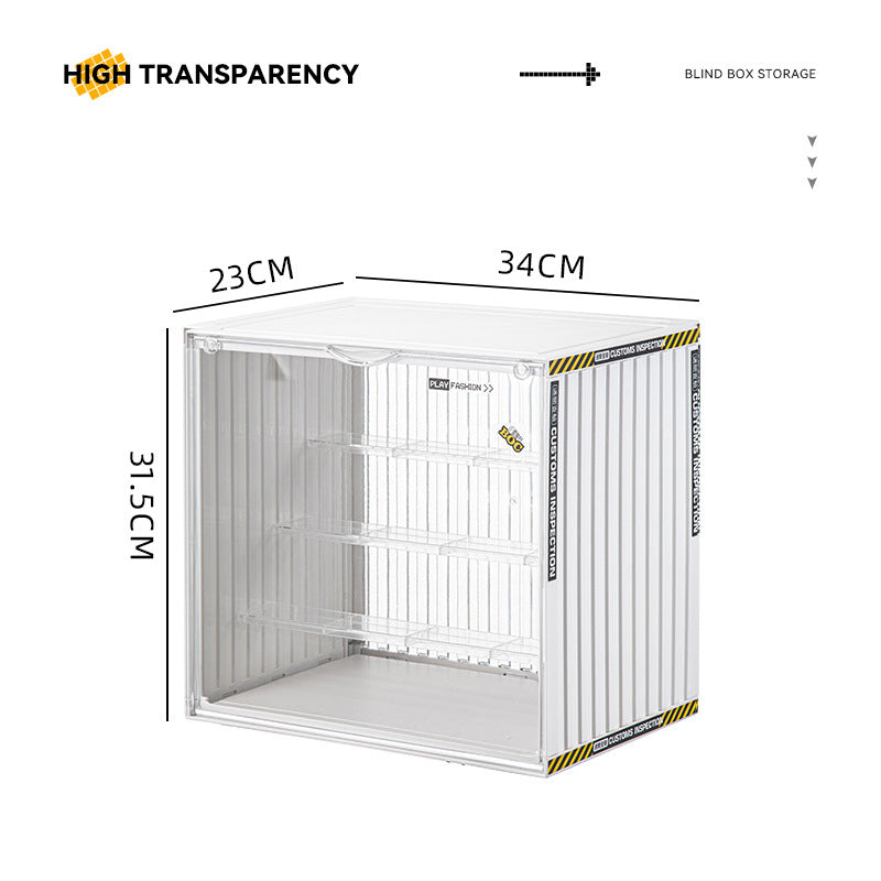 Locaupin Clear Plastic Storage Display Case Organizer for Handbag Model Wallet Book Toys Organization and Display