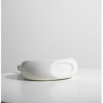 Locaupin White Ceramic Vase Modern Home Decor,Matte Pampas Flower Vases,Farmhouse Decor Living Room Decor