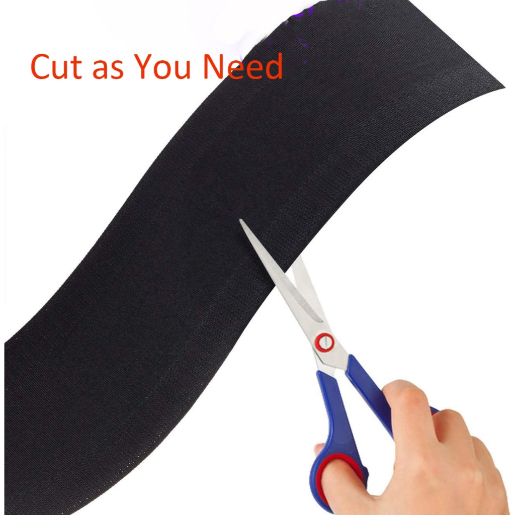 Locaupin Floor Cable Covers Wire Storage Cover Cord Cover with Adhesive Tape for Carpet Tiles and Any Floor Surface
