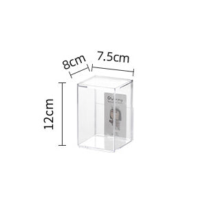 Locaupin Display Case for Collectibles Assemble Clear Box Alternative Glass Case for Display Organizing Toys